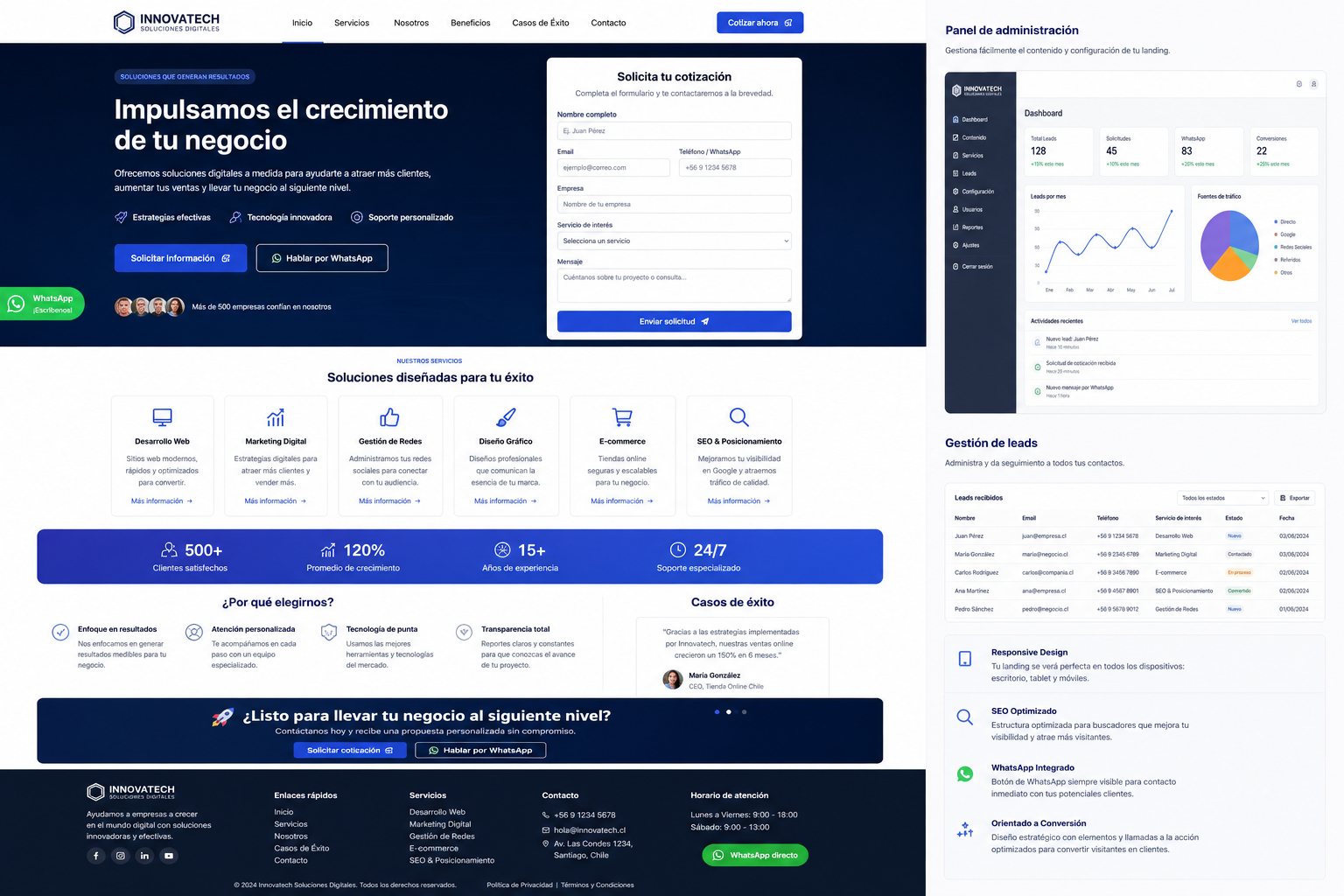 Landing de Captación de Leads Básica