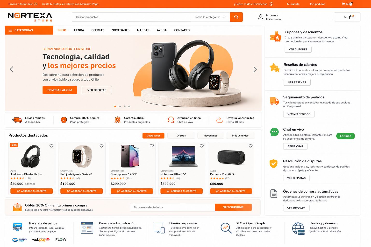 Tienda B2C Profesional